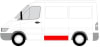 Panou lateral partea stanga inferioara, lungime 30cm MERCEDES SPRINTER; VW LT intre 1995-2006 [2]