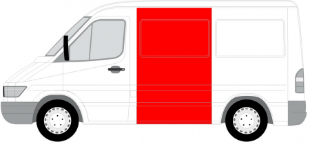 Panou lateral reparatie strat stanga complet MERCEDES SPRINTER 901, 902, 903, 904, 905 VW LT 2 II intre 1995-2006 [1]