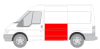Panou lateral stanga 1/2 inaltime, scurt model, partea inferioara FORD TRANSIT intre 2000-2014 [2]