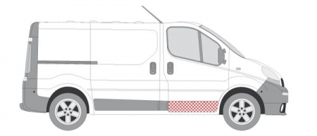Piese Auto - Panou reparatie usa fata dreapta NISSAN PRIMASTAR; OPEL VIVARO; RENAULT TRAFIC intre 2001-2016