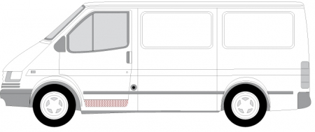 Panou reparatie usa fata stanga FORD TRANSIT intre 1986-2000 [1]