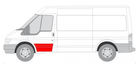 Panou reparatie usa Fata Stanga partea inferioara potrivit FORD TRANSIT [1]