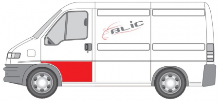 Panou reparatie usa Fata Stanga (strat, partea inferioara, inaltime 430mm) potrivit CITROEN JUMPER; FIAT DUCATO; PEUGEOT BOXER 1994-2006 [1]
