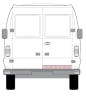 Panou reparatie usa spate dreapta scurt MERCEDES T1/T2 intre 1977-1996 [2]