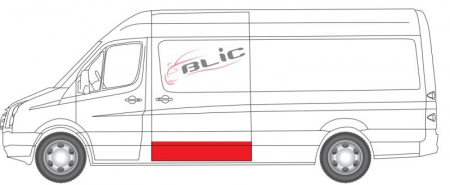 Panou reparatie usa Spate Dreapta/Stanga (strat, partea inferioara; usa culisanta) potrivit MERCEDES SPRINTER 3,5-T (B906), SPRINTER 3-T (B906), SPRINTER 4,6-T (B906) dupa 2006 [1]