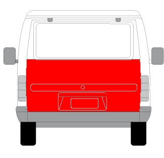 Panou reparatie usa spate FORD TRANSIT intre 1986-2000 [1]