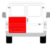 Panou reparatie usa spate stanga pana la geam FORD TRANSIT intre 1986-2000 [2]