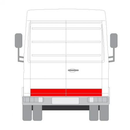 Panou reparatie usa spate stanga/partea dreapta inferioara MERCEDES VARIO intre 1996-2013 [1]