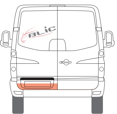 Panou reparatie usa Spate Stanga potrivit MERCEDES SPRINTER 3,5-T (B906), SPRINTER 3-T (B906), SPRINTER 4,6-T (B906), SPRINTER 5-T (B906); VW CRAFTER 30-35, CRAFTER 30-50 dupa 2006 [1]
