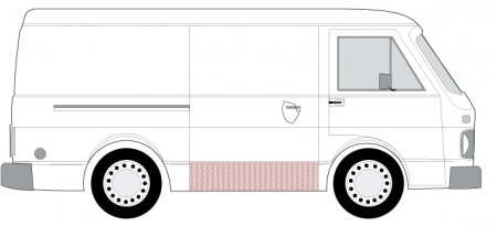 Piese Auto - Panou reparatie usa spate usa culisanta VW LT I intre 1975-1996