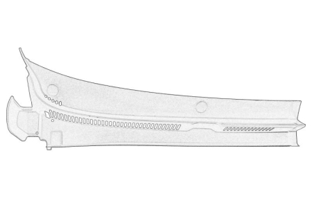 Grile - Panou transfer potrivit SEAT ALHAMBRA; VW SHARAN 2010-2022