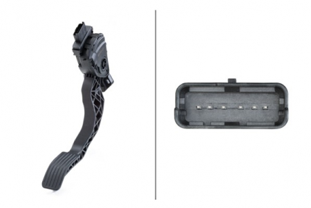 Cablu acceleratie - Pedala de acceleratie potrivit DS DS 3; CITROEN C-ELYSEE, C2, C3 AIRCROSS II, C3 I, C3 II, C3 III, C3 PLURIEL, DS3; PEUGEOT 2008 I, 207, 208, 208 I, 301, 307, 308, 308 I 1.0-2.0D 08.00-