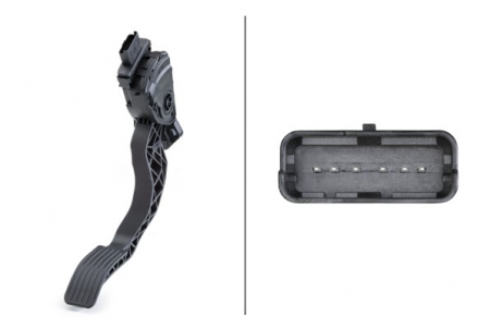 Cablu acceleratie - Pedala de acceleratie potrivit DS DS 3, DS 4; CITROEN C-ELYSEE, C2, C3 AIRCROSS II, C3 I, C3 II, C3 III, C3 PLURIEL, C4 CACTUS, C4 II, DS3; PEUGEOT 2008 I, 207, 208, 208 I 1.0-2.0D 02.02-