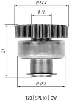 Alternatoare Electromotoare - Pinion electromotor potrivit FORD ESCORT VI, FIESTA IV, FIESTA/MINIVAN; LADA 110, 111, 112, NOVA, SAMARA; MAZDA 121 III 1.1-1.5 1987-2012