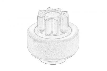 Alternatoare Electromotoare - Pinion electromotor potrivit HYUNDAI I20 I, I30, IX20; KIA CEE'D, PRO CEE'D, SOUL I, VENGA 1.6D 12.06-