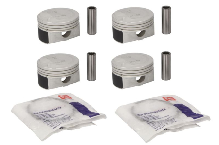 Piston - Piston 77,47 (+0,50, cu inele, 4 buc) potrivit Hyundai Accent IV, I20 I, I30, IX20; Kia Cee'd, Pro Cee'd, Rio III, Venga dupa 2006 - 1.4 / 1.4 GPL, diametru 77.47 mm