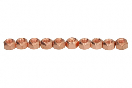 Set montaj esapament - Piulita galeria de evacuare potrivit CITROEN C4 II, C5 III, DS4; PEUGEOT 207, 3008, 308, 308 I, 407, PARTNER TEPEE, RCZ 1.6-2.0DH dupa 2004 - ( M6, 10 buc.)