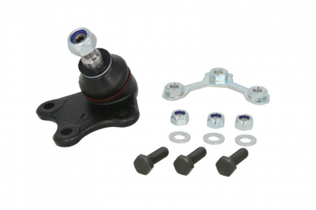 Elemente directie - Pivot axa Stanga (inferior fata) potrivit AUDI A2; SEAT CORDOBA, IBIZA III; SKODA FABIA I, FABIA I PRAKTIK, FABIA II, ROOMSTER 1.0-2.0 dupa 1999 - (diametru con 14,8mm, cu materiale auxiliare)