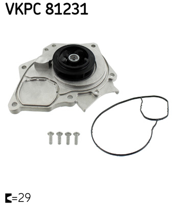 Pompa apa - Pompa apa AUDI A1, A3, A4, A4 ALLROAD, A5, A6, A7, Q3, Q5, Q7, TT; SEAT ALHAMBRA, IBIZA IV, LEON, LEON SC, LEON ST; SKODA OCTAVIA III, SUPERB III; VW ARTEON, BEETLE 1.8-2.5 dupa 2009
