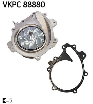 Pompa apa cu garnitura potrivit MERCEDES C (A205), C (C205), C T-MODEL (S205), C (W205), E T-MODEL (S212), E (W212), GLC (C253), GLC (X253), S (W222, V222, X222), SLC (R172) 1.6-Electric 08.09- [3]