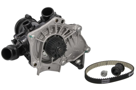 Conducta racire - Pompa apa ) potrivita AUDI A1, A3, A4 ALLROAD B8, A4 ALLROAD B9, A4 B8, A4 B9, A5, A6 C7, A6 C8, A7, A8 D4, Q2, Q3, Q5, Q7, Q8, TT 1.8-2.0H dupa 2007 ((cu termostat)