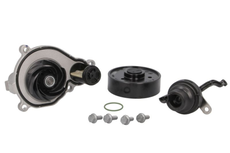 Conducta racire - Pompa apa potrivita BMW 1 (F20), 1 (F21), 2 (F22, F87), 2 (F23), 3 (F30, F80), 3 (F31), 3 (G20, G80, G28) 1.5D/1.6/2.0 dupa 2015 (cu un intrerupator integrat)