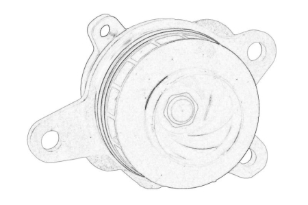 Conducta racire - Pompa apa potrivita FIAT TALENTO; NISSAN NV300, PRIMASTAR, QASHQAI I, QASHQAI II, X-TRAIL III; RENAULT ESPACE V, FLUENCE, GRAND SCENIC III, GRAND SCENIC IV 1.6D/2.0D dupa 2011 (fara acoperire)