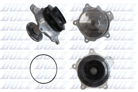 Conducta racire - Pompa apa EURO 6 potrivita DAF CF, XF 106 MX-11210-MX-11330 dupa 2012 (fara fulie)
