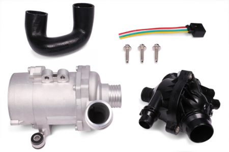 Pompa apa - Pompa apa fara garnitura (cu termostat) potrivit BMW 1 (E81), 1 (E82), 1 (E87), 1 (E88), 3 (E90), 3 (E91), 3 (E92), 3 (E93), 5 (E60), 5 (E61), 6 (E63), 6 (E64), 7 (E65, E66 2.0-3.0D 09.03-12.13