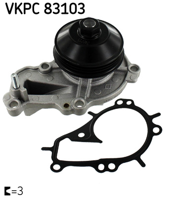 Conducta racire - Pompa apa potrivita DS DS 3, DS 4, DS 4 II; CITROEN BERLINGO, BERLINGO MULTISPACE, BERLINGO/MINIVAN, C3 AIRCROSS I, C3 AIRCROSS II, C3 II, C3 III, C3 PICASSO 1.2 dupa 2013