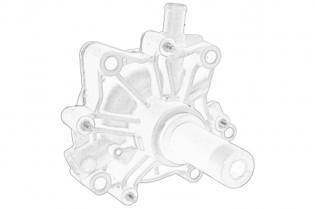 Pompa apa potrivit IVECO potrivit IVECO DAILY III, DAILY IV, DAILY V, DAILY VI, MASSIF F1AE0481M-F1CGL411C 07.99- [1]