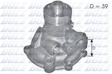 Pompa apa - Pompa apa potrivit IVECO ZETA; AGRIFULL 80; FIAT 700; FIATAGRI 700, 800, DI 8035.04.359-8055.05.250 01.75-12.90