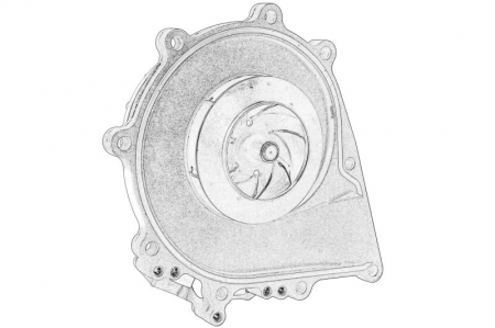 Piese Auto - Pompa apa potrivit MERCEDES ACTROS