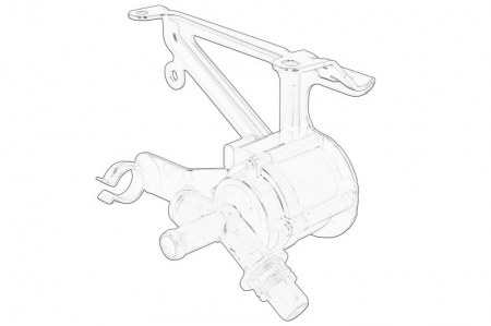 Pompa apa - Pompa apa suplimentara potrivit BMW 1 (F20), 1 (F21), 3 (F30, F80), 3 (F31) 1.5/1.6/2.0 07.11-12.19