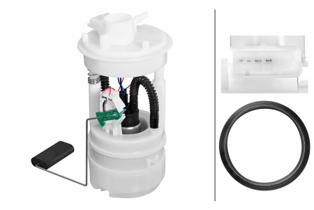 Pompa combustibil (modul) potrivit FIAT BARCHETTA, BRAVA, DOBLO, DOBLO/MINIVAN, MULTIPLA, PANDA, PANDA/HATCHBACK, PUNTO, SEICENTO / 600, SEICENTO / 600/HATCHBACK; RENAULT CLIO II 0.9-2.0 01.86- [2]