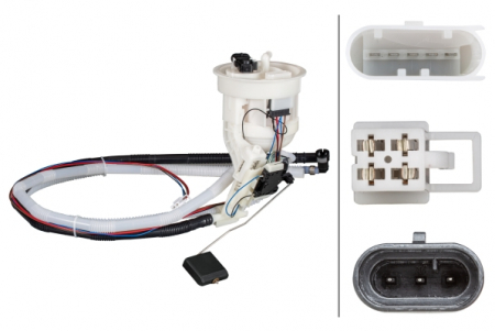 Alimentare combustibil - Pompa combustibil (modul) potrivit MERCEDES CLS (C219), E T-MODEL (S211), E (W211) 2.5-5.0 03.02-12.10