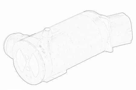 Caroserie - Pompa spalator parbriz fata/spate (12V) potrivit HYUNDAI ACCENT III, ELANTRA III, GETZ, H100, I30, SANTA FÉ I, SANTA FÉ II, SANTA FÉ III, TUCSON; KIA CARENS I, CEE'D, PRO CEE'D, RIO I KOMBI-SUV 04.96-