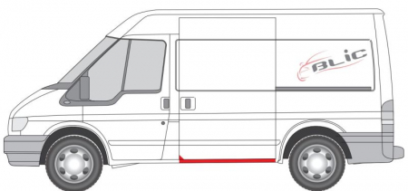 Prag auto stanga potrivit FORD TRANSIT V, TRANSIT V FL 2000-2013 [1]