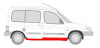 Prag lateral dreapta potrivit CITROEN BERLINGO; PEUGEOT PARTNER 4 usi 1996-2008 [2]