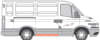 Prag lateral usa culisanta dreapta IVECO DAILY III, DAILY IV intre 1999-2011 [1]