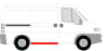 Prag lateral usa culisanta dreapta model scurt CITROEN JUMPER; FIAT DUCATO; PEUGEOT BOXER intre 1994-2006 [2]