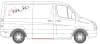 Prag panou reparatie lateral spate dreapta model scurt lungime 131cm MERCEDES SPRINTER 3,5-T 906 SPRINTER 3-T 906 SPRINTER 4,6-T 906 SPRINTER 5-T 906 VW CRAFTER 30-35, CRAFTER 30-50 [1]