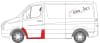 Prag usa fata stanga potrivit MERCEDES SPRINTER; VW CRAFTER 2006-2013 - cu reparatie arc aripa si otelp VAN [1]