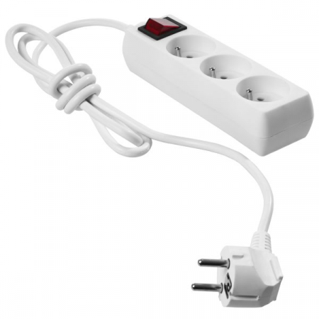 Accesorii electronice auto - Prelungitor electric 1,5m, 230V, 3x1mm², numar prize 230V x 3buc. E, IP20