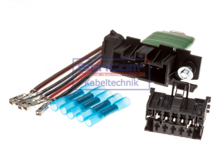 Electrica - Priza plug-in, numar pini/mumar pini activi 5 (cu rezistenta suflanta) potrivit ABARTH GRANDE PUNTO; ALFA ROMEO MITO; CITROEN JUMPER; FIAT DUCATO, GRANDE PUNTO, PUNTO 0.9-3.0D