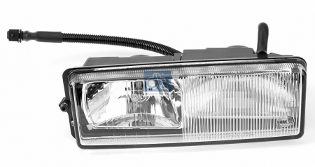 Lampa ceata - Proiector ceata Dreapta (H1/H3) 24V potrivit DAF 75 CF, 85 CF, 95 XF, CF 65, CF 75, CF 85, LF 45, LF 55, XF 95 01.97-