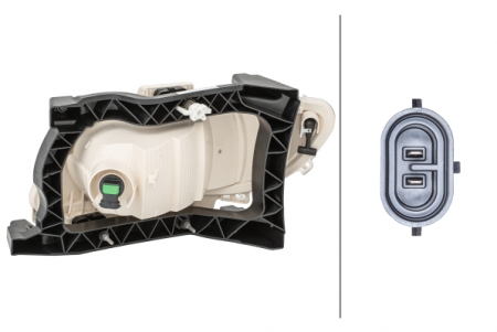 Proiector ceata dreapta (H11, cu iluminare in viraje) 24V DAF XF dupa 2012 [1]