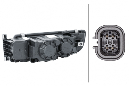 Proiector ceata dreapta (H4) 24V potrivit MAN TGS I, TGX I 10.05- [1]