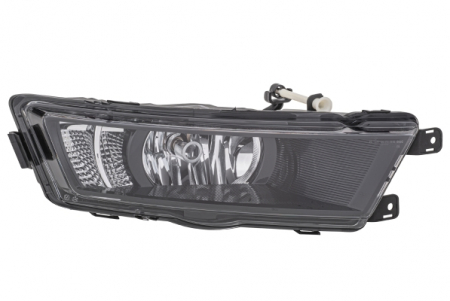 Lampa ceata - Proiector ceata Dreapta (H8/LED, cu Lumina zi; negru) potrivit SKODA RAPID 05.15-12.18
