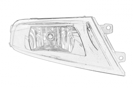 Lampa ceata - Proiector ceata Dreapta (H8) potrivit SKODA FABIA III 03.18-